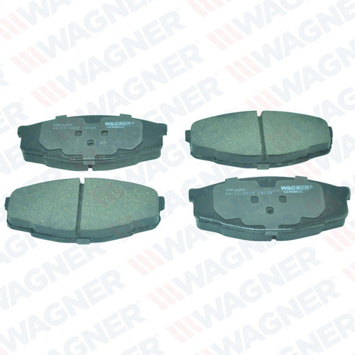 WD-207 - BALATAS CERAMICA DELANTERA TOYOTA CRESSIDA 81-88 TOYOTA PICKUP 95-84