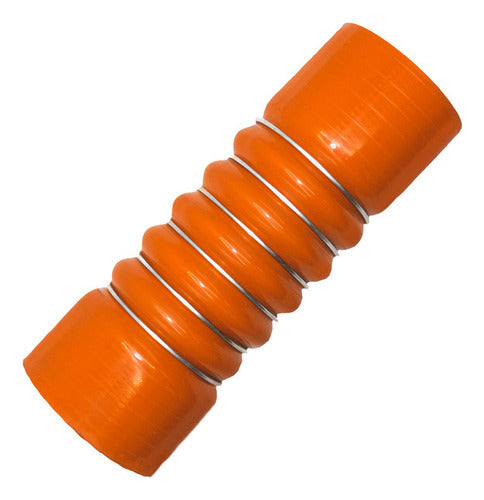CAU-2190 - MANGUERA SILICONA TURBO CON 6 ANILLOS D.I.  LARGO 240 MM 3 1/8 IN SAL= 3 1/4 IN