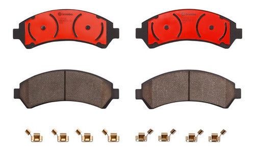 BRE-P10016N - BALATAS - CHEVROLET BLAZER 2005-1998 - S10 2004 - GMC JIMMY 2001-1998 - SONOMA 2004-2003 - OLDSMOBILE BRAVADA 2001-1997 - BALATA DELANTERO