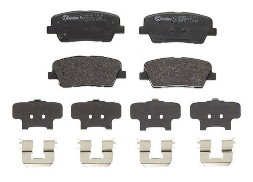 BRE-P30105 - BALATAS - HYUNDAI SANTA FE 2018-2017 - SANTA FE SPORT 2018-2017 - SANTA FE XL 2019 - KIA SORENTO 2019-2016 - BALATA TRASERO