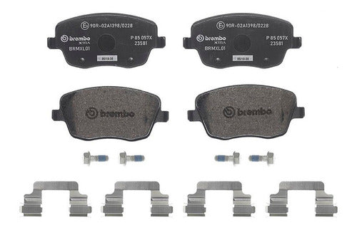 BRE-P85057X - BALATAS <BR> SEAT IBIZA 2015-2003 <BR> NUEVO IBIZA 2010 <BR> VOLKSWAGEN POLO 2007-2003 <BR> BALATA DELANTERO