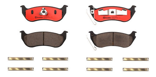 BRE-P37009N - BALATAS JEEP LIBERTY 2007-2004 WRANGLER 2006-2004 BALATA TRASERO
