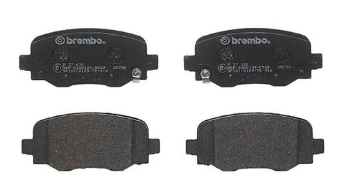 BRE-P37020 - BALATAS CHRYSLER 200 2016-2015 JEEP CHEROKEE 2022-2014 BALATA TRASERO