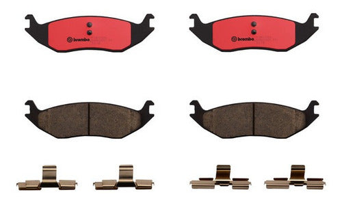 BRE-P18010N - BALATAS - CHRYSLER ASPEN 2007 - DODGE DURANGO 2009-2003 - RAM 1500 2010-2004 - RAM 1500 VAN 2003 - RAM 1500 2016-2012 - BALATA TRASERO