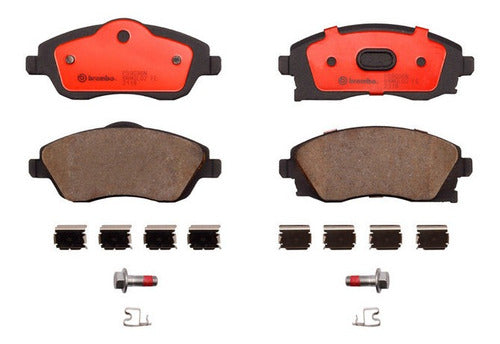 BRE-P59036N - BALATAS CHEVROLET CORSA 2008-2002 TORNADO 2019-2004 BALATA DELANTERO