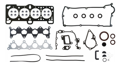 FSX-3640070 - JUEGO DE EMPAQUES <BR> DODGE ATTITUDE L4 1.6 L. 16 V. DOHC G4ED 2006-2007 <BR> HYUNDAI ACCENT L4 1.6 L. 16 V. DOHC G4ED 2005