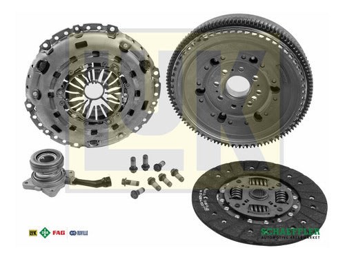 LK-600009100 - KIT DE CLUTCH <BR> DIAMETRO DISCO 9 13/16 IN 250 MM ESTRIADO 23 DIAMETRO FLECHA 7/8 <BR> FORD TRANSIT L4 2.2L DIESEL 115 HP 2009-2011
