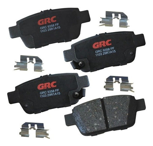 GCD1103 - BALATAS CERAMICA GRC ULTRA TRASERA ACURA TL 09-14 HONDA RIDGELINE 07-14
