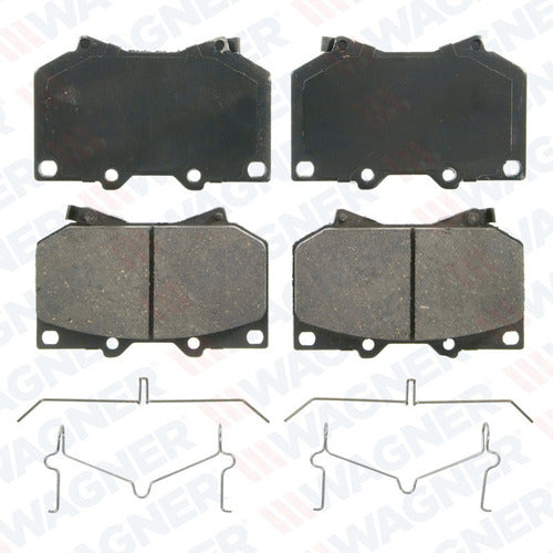 WD-812 - BALATAS CERAMICA DELANTERA TOYOTA SEQUOIA 01-03 TOYOTA TUNDRA 00-03