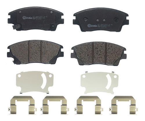 BRE-P30096 - BALATAS <BR> HYUNDAI ELANTRA 2020-2017 <BR> TUCSON 2019-2016 <BR> KIA SPORTAGE 2020-2017 <BR> BALATA DELANTERO