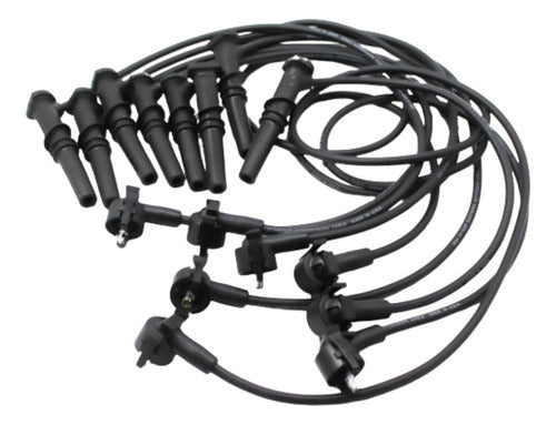 C-EF46LFI - CABLE DE BUJIA <BR> EPDM KEVLAR DIAMETRO 8 MM (CAJA TAPA NEGRA) <BR> GRAND MARQUIS 92-98 <BR> F-150 F-250 97-99 V8 4.6L 281 EPDM