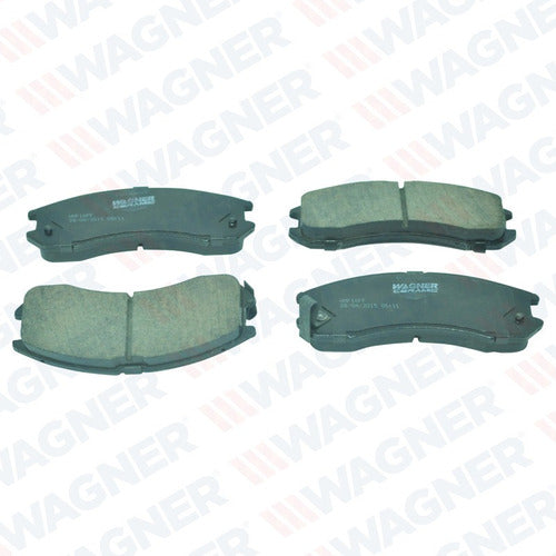 WD-399 - BALATAS <BR> CERAMICA DELANTERA <BR> MAZDA 626 88-92 <BR> MAZDA MX-6 88-92