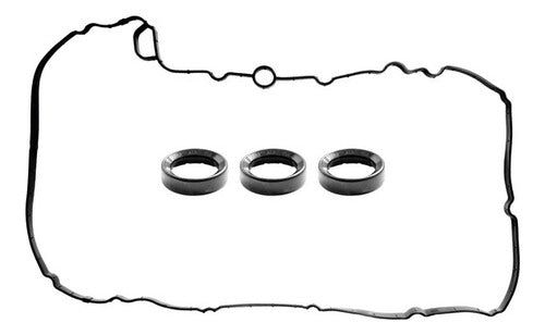 VSX-2630001 - EMPAQUE DE TAPA PUNTERIAS - FORD - L3 - 12V - DOHC - TURBO - TI-VCT - FIGO 19-21 - ECOSPORT - FOCUS 18-22 - XZJF - Y2DA. 4 PZAS. EN SILICÓN.