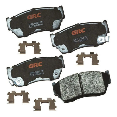 GMD510 - BALATAS <BR> SEMIMETALICA GRC ULTRA DELANTERA <BR> NISSAN TSURU GS 92-14 <BR> TSUBAME 93-04