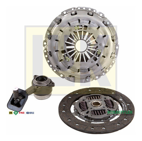 LK-625304433 - KIT DE CLUTCH <BR> DIAMETRO DISCO 9 13/16 IN 250 MM ESTRIADO 23 <BR> FORD TRANSIT L4 2.2L DIESEL 110 HP 2007-2009