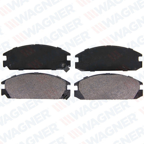 WX-334 - BALATAS <BR> SEMIMETALICA DELANTERA <BR> ACURA INTEGRA 86-89 <BR> HONDA ACCORD 86-89 <BR> HONDA PRELUDE 85-87