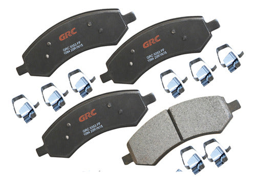 GMD1084 - BALATAS - SEMIMETALICA GRC ULTRA DELANTERA - CHRYSLER ASPEN 07-09 - DODGE DAKOTA SLT 05-12 - DURANGO 07-09 - RAM 1500 - 2500 06-14