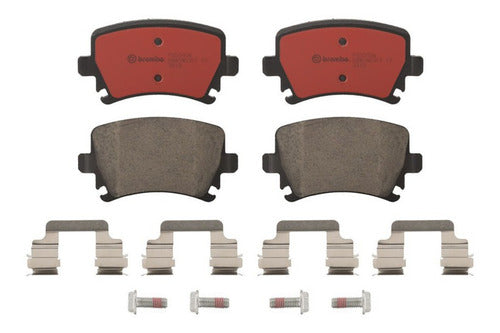 BRE-P85095N - BALATAS <BR> AUDI A4 2009-2006 <BR> SEAT LEON 2019-2013 <BR> VOLKSWAGEN GTI 2012-2007 <BR> GTI 2021-2015 <BR> BALATA TRASERO