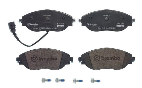 BRE-P85131X - BALATAS <BR> VOLKSWAGEN CC 2017-2013 <BR> PASSAT 2018-2012 <BR> PASSAT CC 2012-2010 <BR> BALATA DELANTERO