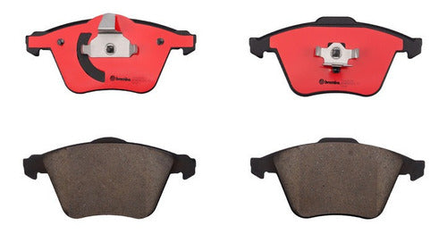 BRE-P24057N - BALATAS - FORD FOCUS 2011-2007 - MAZDA 3 2013-2007 - VOLVO C30 2013-2007 - C70 2013-2006 - V40 2019-2014 - V40 CROSS COUNTRY 2018-2013 - BALATA DELANTERO