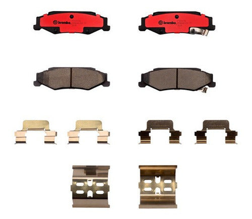 BRE-P10047N - BALATAS <BR> CADILLAC XLR 2007-2004 <BR> CHEVROLET CORVETTE 2008-1997 <BR> BALATA TRASERO