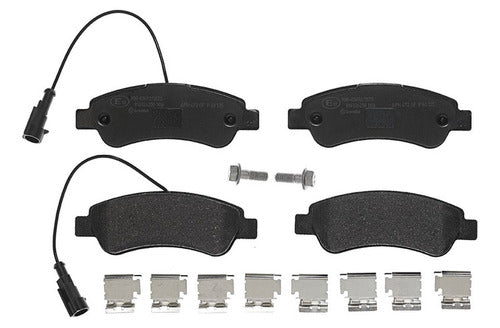 BRE-P61125 - BALATAS <BR> FIAT DUCATO 2009-2008 <BR> DUCATO 2019-2011 <BR> PEUGEOT MANAGER 2019-2009 <BR> BALATA TRASERO