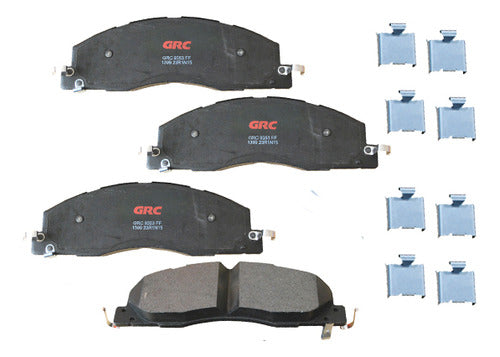 GMD1399 - BALATAS - SEMIMETALICA GRC ULTRA DELANTERA - DODGE RAM 1500 - 2500 QUAD CAB 09-18 - RAM 2500 DIESEL 09-18 - RAM 4000 DIESEL 09-18