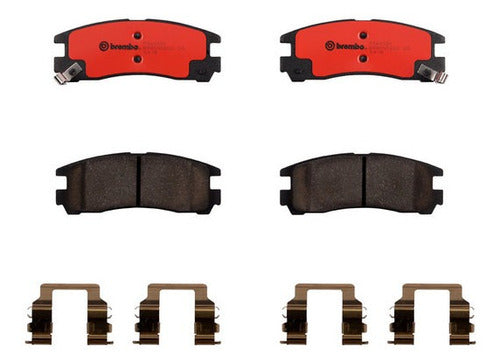 BRE-P54012N - BALATAS - CHRYSLER SEBRING 2005-1995 - DODGE AVENGER 2000-1995 - STRATUS 2005-2001 - MITSUBISHI ECLIPSE 2008-1995 - GALANT 2007-1999 - BALATA TRASERO