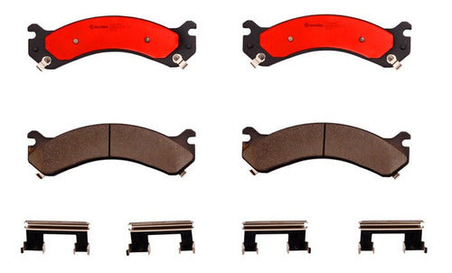 BRE-P10041N - BALATAS - CHEVROLET SILVERADO 3500 2003-2001 - GMC SIERRA 3500 2006-2001 - SIERRA 3500 CLASSIC 2007 - SIERRA 3500 HD 2010-2007 - BALATA TRASERO