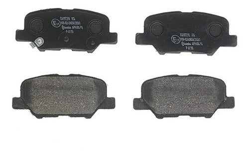 BRE-P61111 - BALATAS <BR> MAZDA 3 2018-2014 <BR> 6 2015-2014 <BR> MITSUBISHI ASX 2015-2013 <BR> OUTLANDER 2020-2013 <BR> BALATA TRASERO