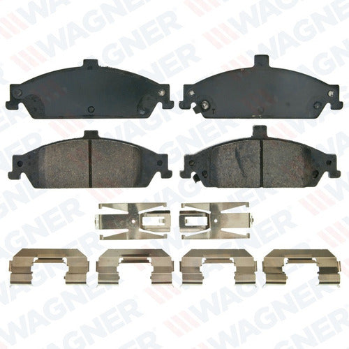 WD-752A - BALATAS - CERAMICA DELANTERA - CHEVROLET MALIBU 01-04 - OLDSMOBILE ALERO 01-04 - OLDSMOBILE CUTLASS 97-99 - PONTIAC GRAND AM 99-04