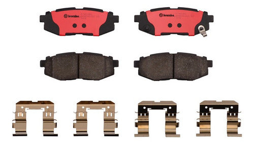 BRE-P78018N - BALATAS <BR> SUBARU B9 TRIBECA 2007-2006 <BR> FORESTER 2018-2014 <BR> TRIBECA 2012-2008 <BR> BALATA TRASERO