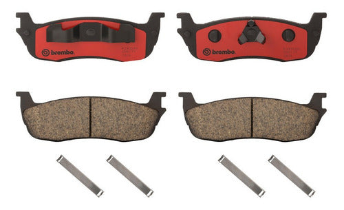 BRE-P24104N - BALATAS - <B> <SPAN STYLE = COLOR: #1F1F5E;> BREMBO BALATAS </SPAN></B> - BALATA TRASERO - <STRONG>FORD</STRONG> - EXPEDITION EDDIE BAUER (1998 - 1999) - EXPEDITION XLT (1998 - 1999)