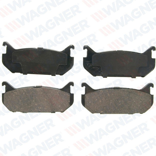 WD-584 - BALATAS <BR> CERAMICA TRASERA <BR> FORD PROBE 93-97 <BR> MAZDA 626 93-02 <BR> MAZDA MX-6 93-97