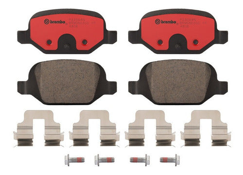 BRE-P23064N - BALATAS FIAT 500 2019-2009 PANDA 2009-2007 PANDA 2012-2011 BALATA TRASERO