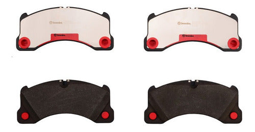 BRE-P65021N - BALATAS <BR> PORSCHE CAYENNE 2008 <BR> PANAMERA 2010 <BR> VOLKSWAGEN TOUAREG 2018-2011 <BR> BALATA DELANTERO