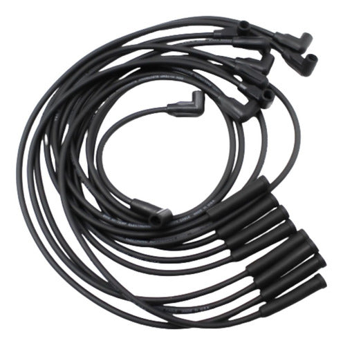 C-EG350LTBIR - CABLE DE BUJIA <BR> EPDM KEVLAR DIAMETRO 8 MM (CAJA TAPA NEGRA) <BR> C1500 C2500 C3500 V8 5.0L 5.7L TBI 87-98 CAP. RECTO CABLE LARGO