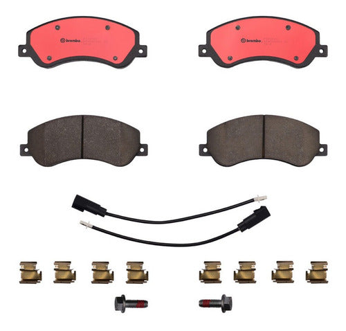 BRE-P24064N - BALATAS <BR> FORD TRANSIT 2014-2007 <BR> VOLKSWAGEN AMAROK 2020-2011 <BR> BALATA DELANTERO