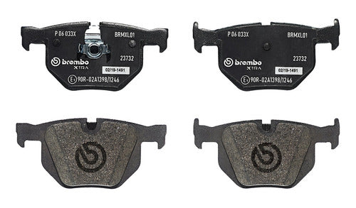 BRE-P06033X - BALATAS - BMW 525I 2007-2004 - 525XI 2007-2006 - 528I 2010-2008 - 528I XDRIVE 2010-2009 - 528XI 2008 - 530I 2007-2004 - 530XI 2007-2006 - 535I XDRIVE 2010-2009 - 535XI 2008 - BALATA TRASERO