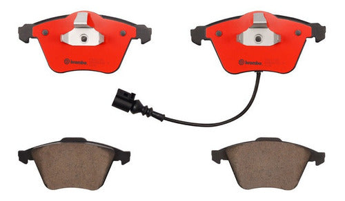 BRE-P85079N - BALATAS <BR> AUDI A3 2013-2004 <BR> SEAT LEON 2012-2007 <BR> VOLKSWAGEN PASSAT 2010-2006 <BR> PASSAT CC 2012-2010 <BR> BALATA DELANTERO