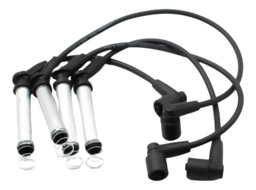 C-EGCHEVY - CABLE DE BUJIA <BR> EPDM KEVLAR DIAMETRO 8 MM (CAJA TAPA NEGRA) <BR> CHEVY JOY POP 1.4L 1.6L 95-03 <BR> CHEVY C2 1.6L 04-08 EPDM