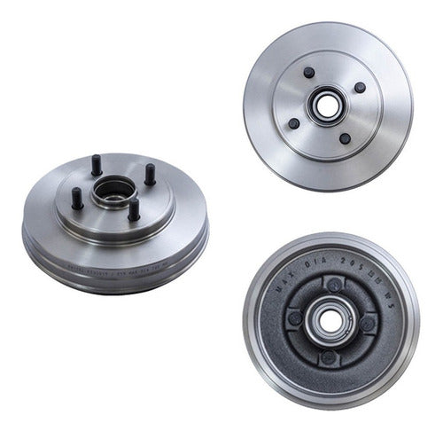 FT-05019 - TAMBOR DE FRENOS <BR> DISCO SOLIDO TRASERO 4 BIRLOS <BR> DODGE ATTITUDE 15-18 <BR> MITSUBISHI MIRAGE 15-18