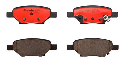 BRE-P10062N - BALATAS <BR> CHEVROLET MALIBU 2012-2008 <BR> PONTIAC G6 2008 <BR> SATURN AURA 2008 <BR> BALATA TRASERO