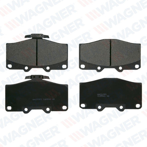 WX-410 - BALATAS SEMIMETALICA DELANTERA TOYOTA 4 RUNNER 88-89 TOYOTA PICKUP 88-88