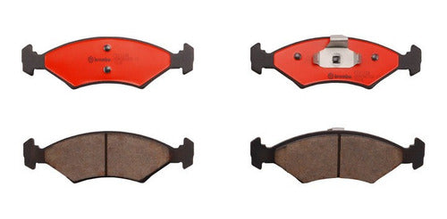 BRE-P24123N - BALATAS - FORD COURIER 2009-2001 - FIESTA 2010-2003 - FIESTA IKON 2004-2002 - IKON 2007-2003 - KA 2008-2001 - BALATA DELANTERO