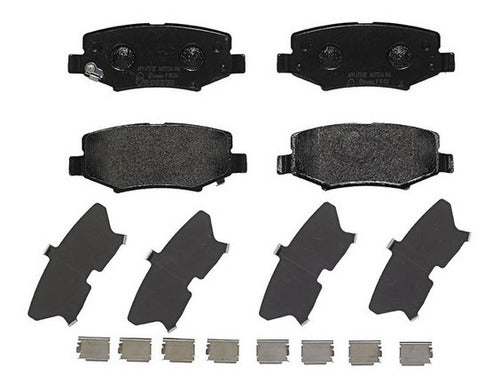 BRE-P18024 - BALATAS - BAIC BJ20 2018 - BJ20 2020 - DODGE NITRO 2012-2007 - JEEP LIBERTY 2013-2008 - WRANGLER 2017-2007 - WRANGLER JK 2018 - BALATA TRASERO