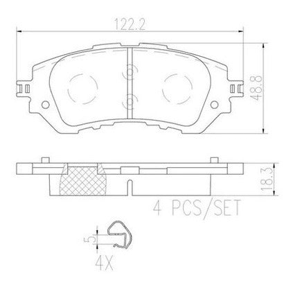 BRE-P83165N - (9175-D1950)(R.D.)(CE) YARIS CORE 2017/2018 YARIS S 2018/2018