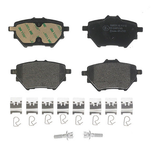 BRE-P61091 - BALATAS <BR> FIAT DUCATO 2009-2008 <BR> DUCATO 2019-2011 <BR> PEUGEOT MANAGER 2019-2009 <BR> BALATA TRASERO