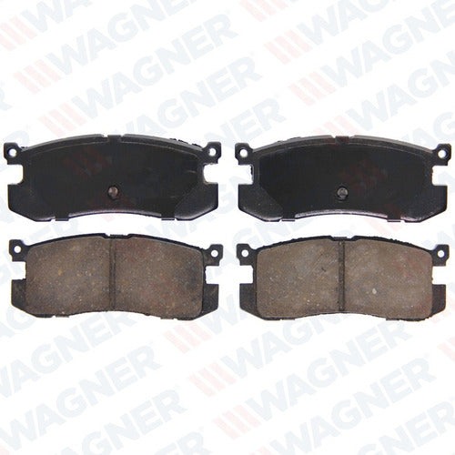 WD-400 - BALATAS <BR> CERAMICA TRASERA <BR> FORD PROBE 89-92 <BR> MAZDA 626 88-92 <BR> MAZDA MX-6 88-92
