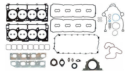 FSX-1182109 - JUEGO DE EMPAQUES <BR> DODGE DURANGO V8 5.7 L. 16 V. HEMI 2011-2016 <BR> JEEP GRAND CHEROKEE V8 5.7 L. 16 V. HEMI 2011-2015